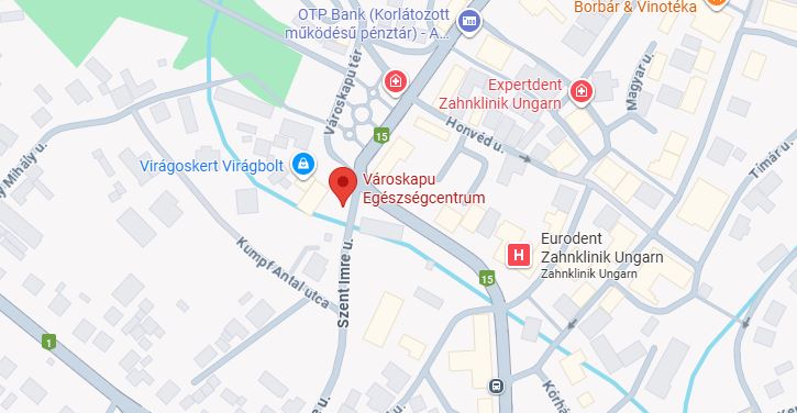 Térkép – Városkapu Egészségcentrum